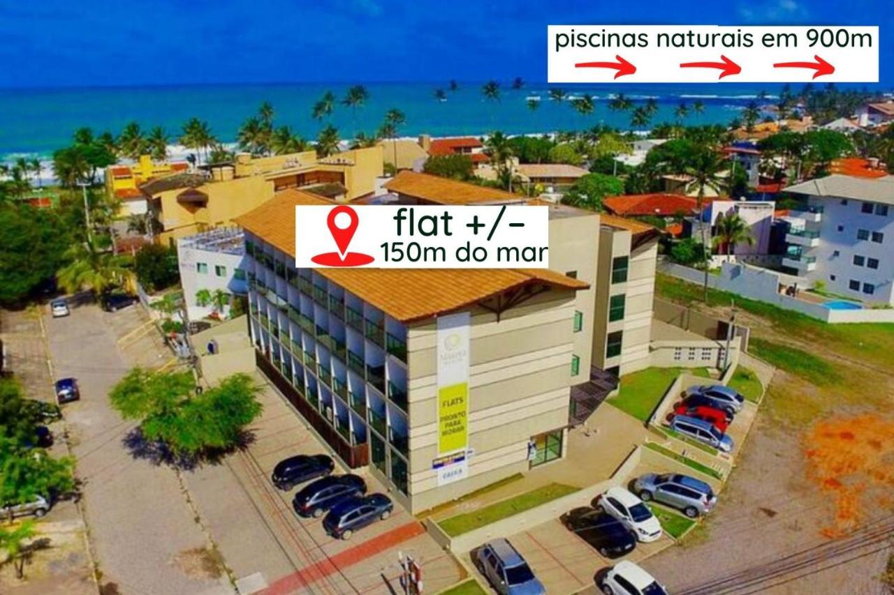 Flat bem localizado, confortável e a 150 metros do mar Porto de Galinhas Exterior foto